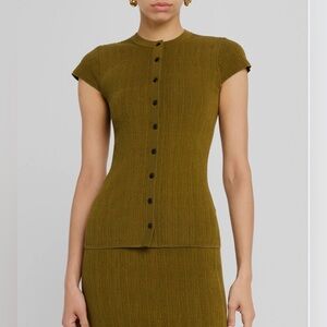 A.L.C. Parker Cardigan in Hazel Brown